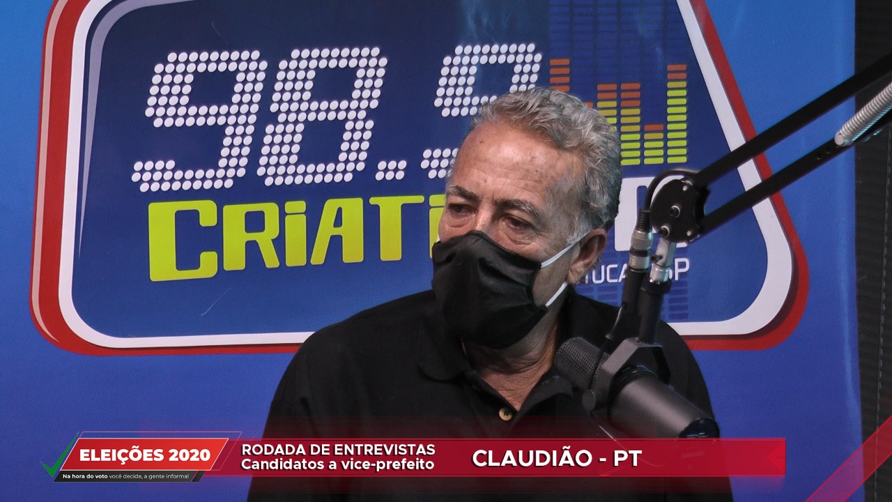 Eleições 2020: confira a entrevista de Claudio Silva ao Acontece Botucatu e rádios Criativa e Cultura