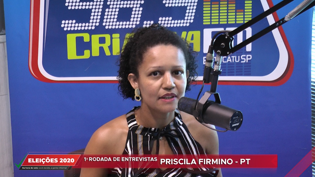 Eleições 2020: confira a entrevista de Priscila Firmino ao Acontece Botucatu e rádios Criativa e Cultura
