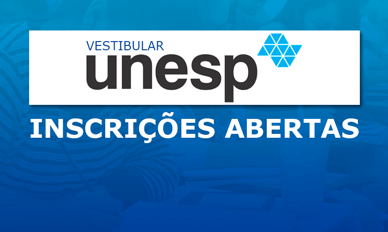 Inscrições para o vestibular Unesp começam nesta quinta-feira, 01
