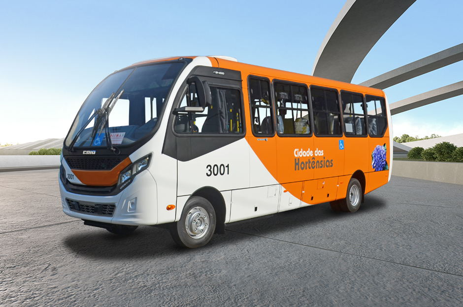 Caio entrega micro-ônibus para empresa na região serrana do Rio