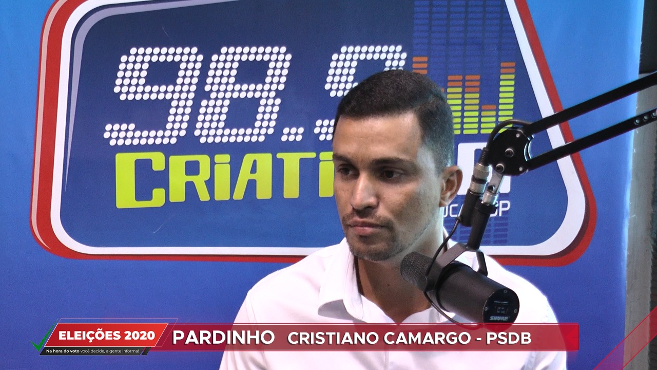 Criativa FM e Acontece Botucatu entrevistam o candidato a Prefeito de Pardinho, Cristiano Camargo