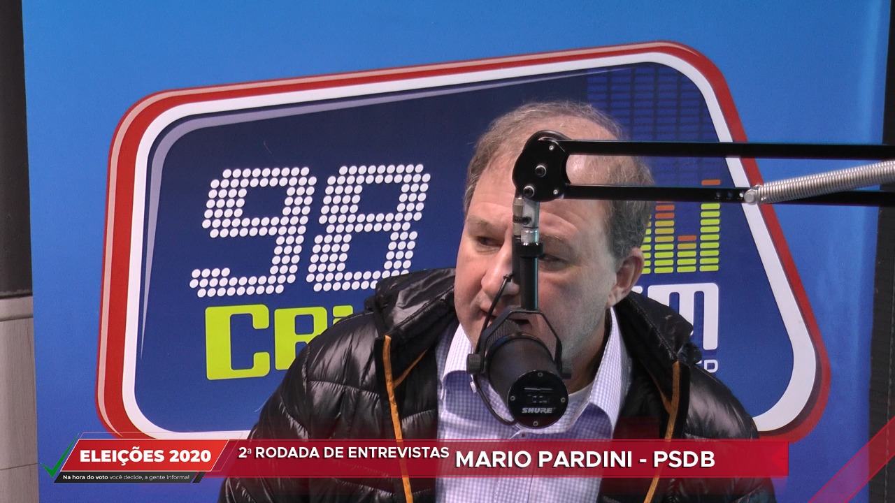 Eleições 2020: confira a entrevista de Pardini ao Acontece Botucatu e rádios Criativa e Cultura
