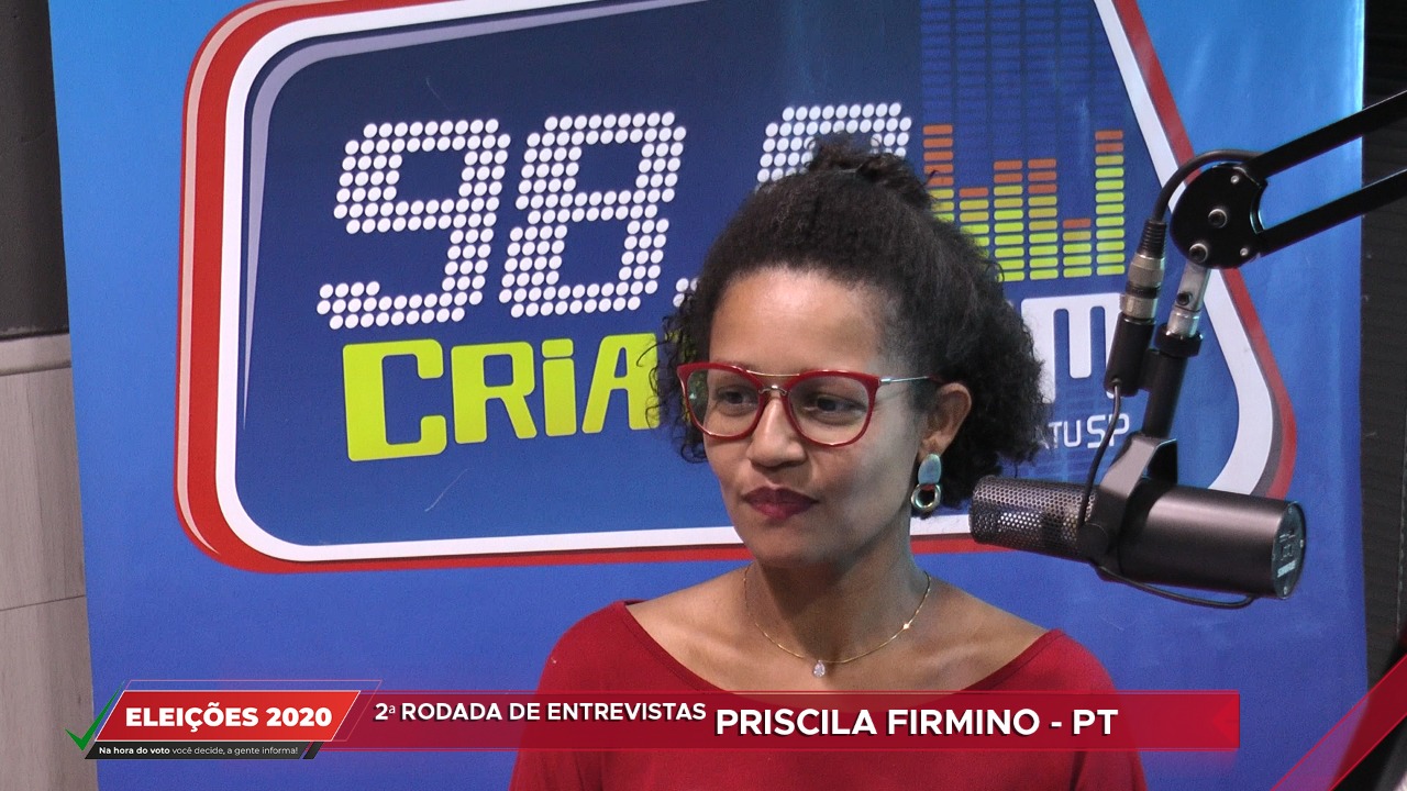 Eleições 2020: confira a entrevista de Priscila Firmino ao Acontece Botucatu e rádios Criativa e Cultura