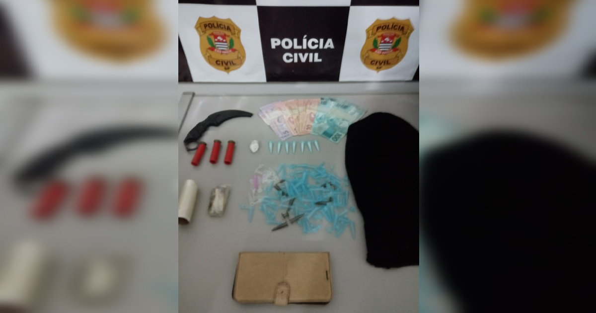 Homem é preso em São Manuel com droga e munição