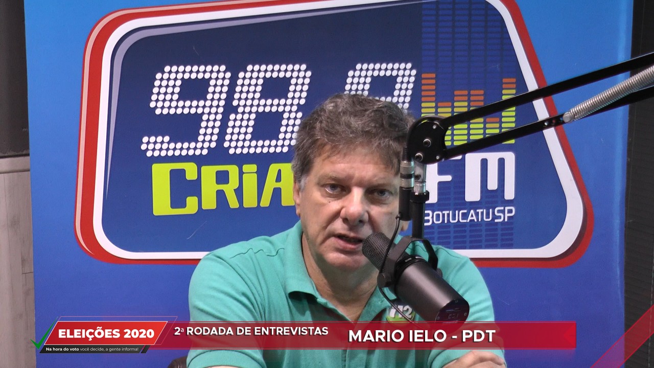 Eleições 2020: confira a entrevista de Mário Ielo ao Acontece Botucatu e rádios Criativa e Cultura