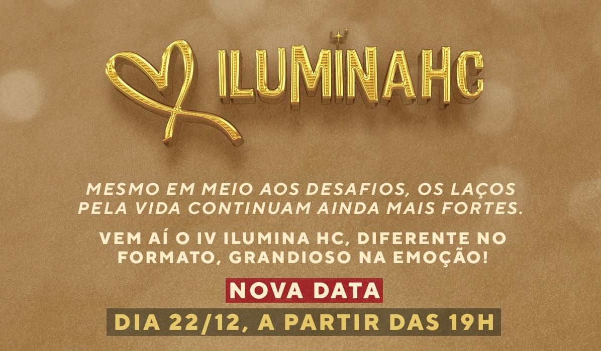 IV edição do Ilumina HC será nesta terça-feira, dia 22