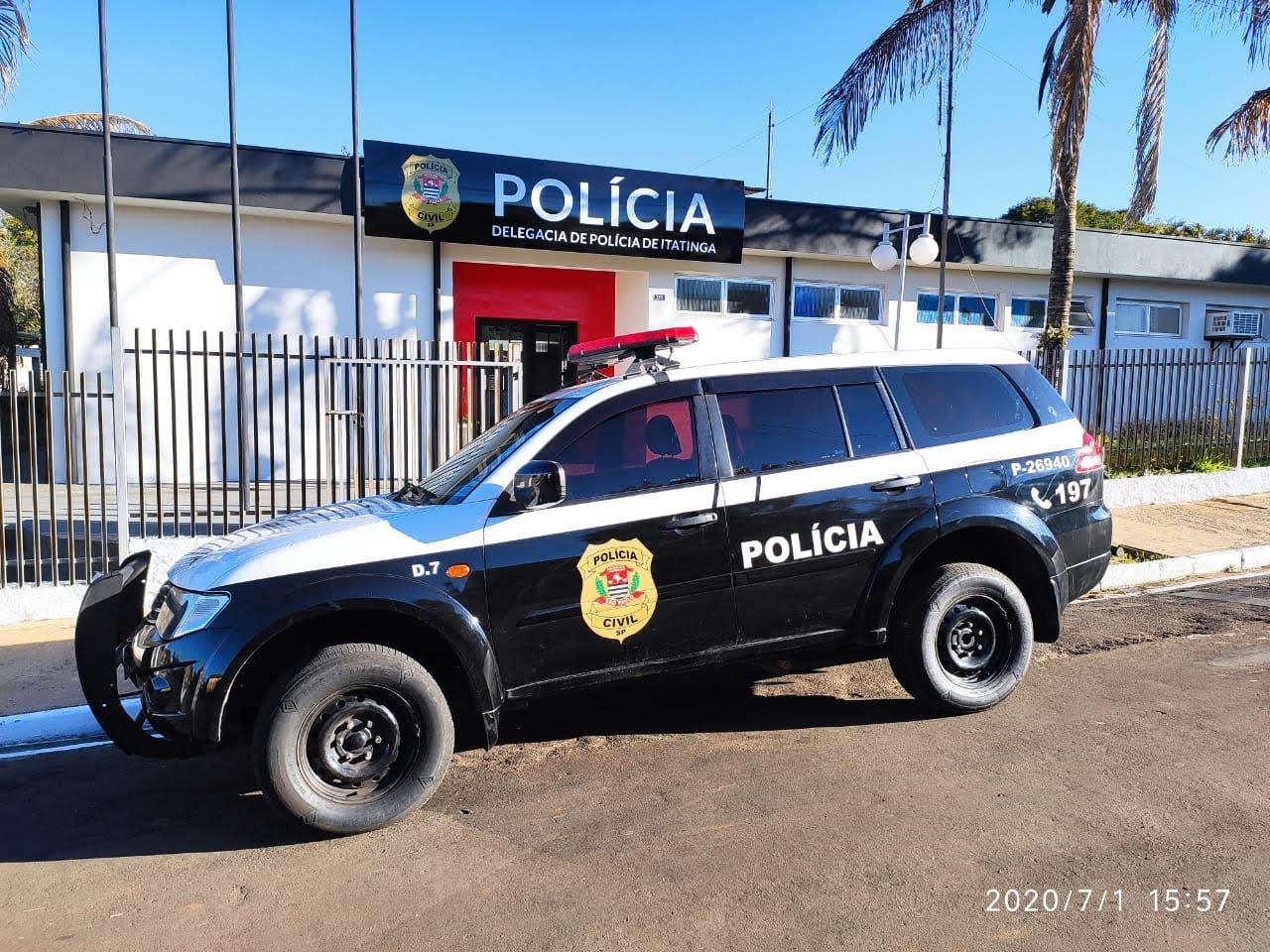 Polícia Civil de Itatinga identifica autor de furto em interior de veículo