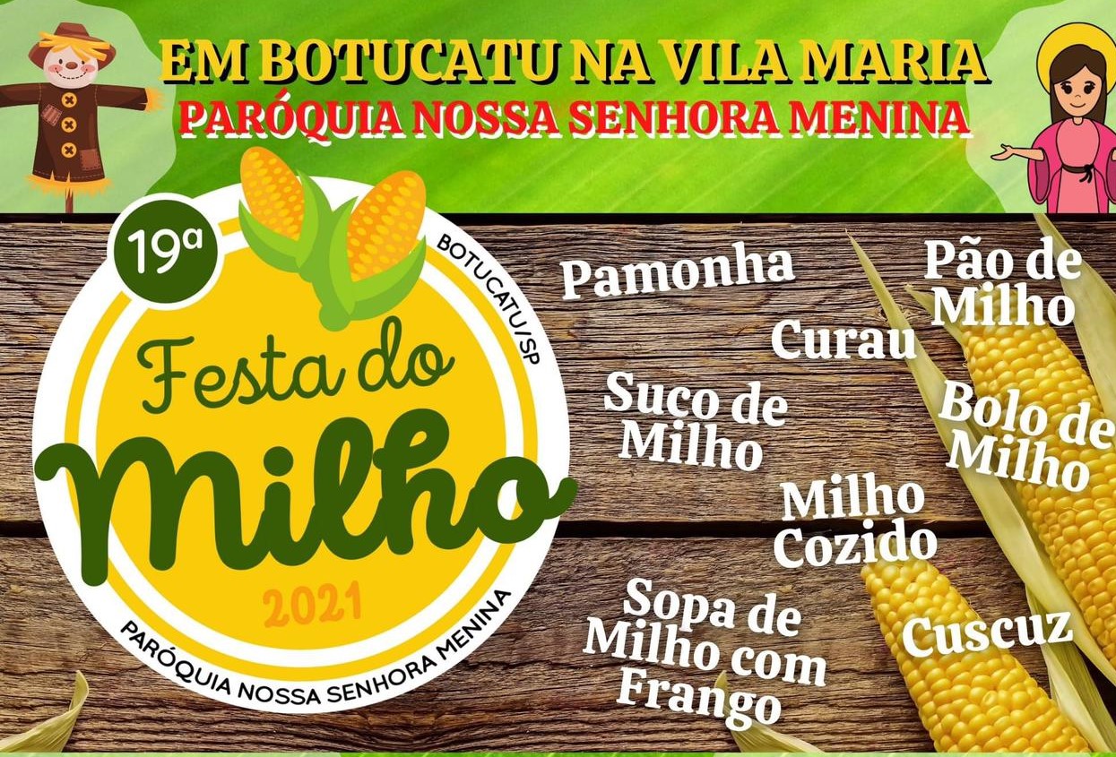 19ª Festa do Milho terá sequência no próximo fim de semana no modelo drive/delivery