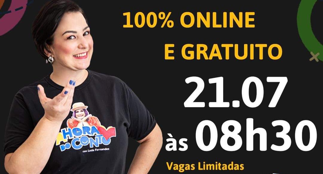 Oficina de contação de histórias será realizada on-line nesta quarta, 21 Oficina de contação de histórias será realizada on-line nesta quarta, 21