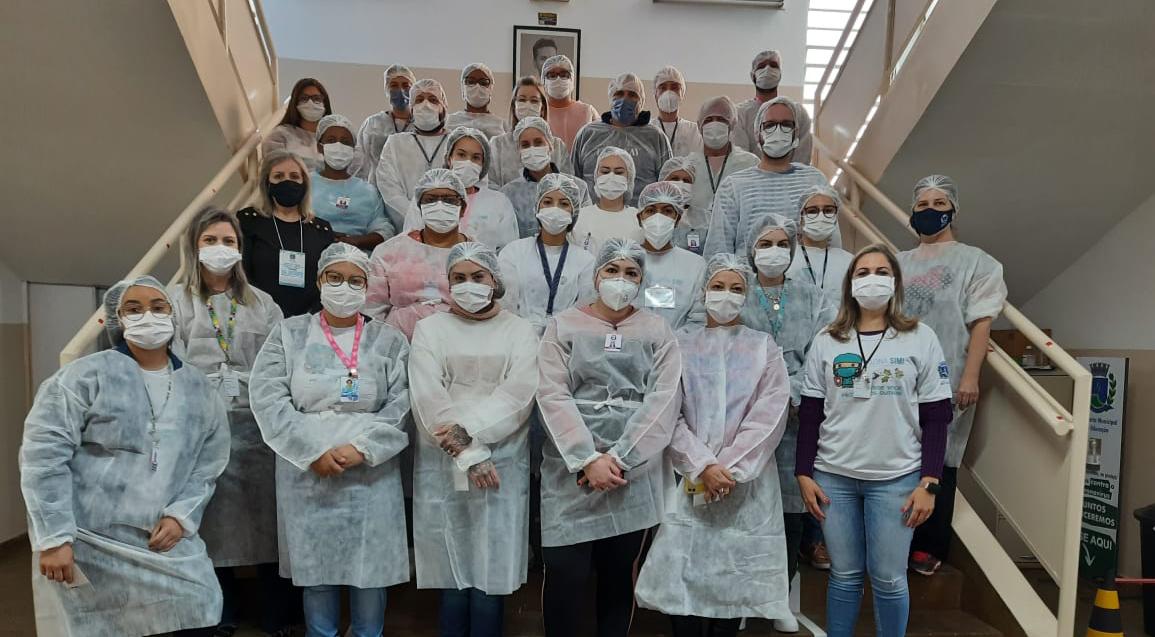 Segunda dose da vacina contra COVID-19 envolveu 1.300 profissionais de saúde em Botucatu