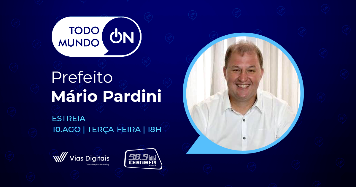Criativa FM estreia o programa de entrevistas “Todo Mundo On”