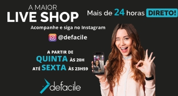 Defacile fará a maior live shop do Brasil na Black Friday