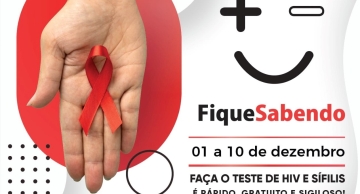 Campanha Fique Sabendo incentiva o teste de HIV e sífilis em Botucatu
