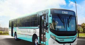 Empresa do Distrito Federal compra 6 ônibus da Caio