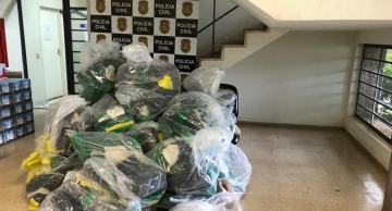 Polícia Civil incinera 600 quilos de droga em Botucatu