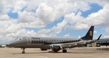 Polícia Federal recebe jato E175, da Embraer