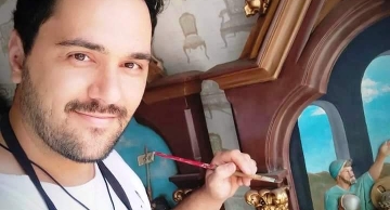 Artista são-manuelense restaura precioso acervo do Santuário da cidade