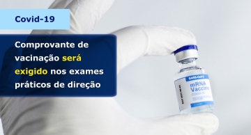 Comprovante de vacinação será exigido nos exames práticos de direção, informa Detran SP