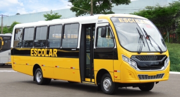 Caio vende 40 unidades do micro-ônibus F2400 na versão escolar para empresa de São Bernardo