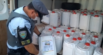 TOR apreende grande carga ilegal de herbicida importado na SP-255