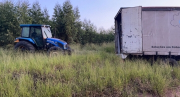Após investigação, Polícia Civil recupera dois tratores roubados em Anhembi