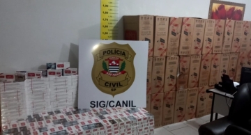 Polícia Civil apreende quase 35 mil maços de cigarro em São Manuel