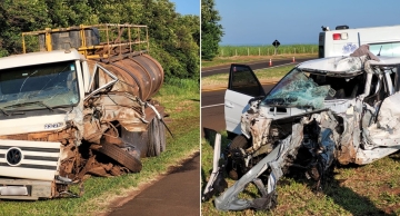 Acidente entre carro e caminhão deixa motorista morto e caminhoneiro ferido em rodovia de Jaú