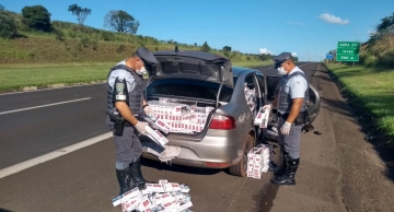 Contrabando: TOR apreende 15 mil maços de cigarro que seriam entregues em Botucatu