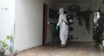 Vigilância Ambiental em Saúde prosseguirá com atividade de nebulização no Jardim Paraíso nesta semana