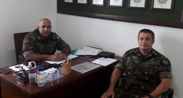 Junta Militar de Botucatu recebe visita técnica de representantes do Posto de Recrutamento e Mobilização