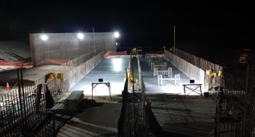 Obras de represa em Botucatu atingem o maior patamar de concretagem