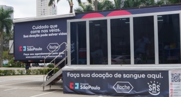 Hemocentro itinerante estará em Botucatu de 27 a 30 de abril