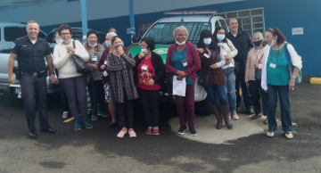 Grupo da Melhor Idade visita a Guarda Municipal