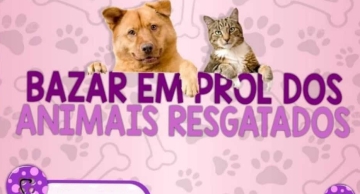 Bazar em Botucatu vai arrecadar fundos para animais resgatados em junho