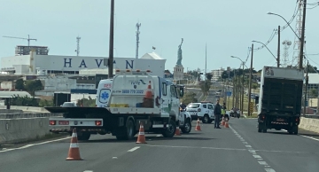 Motociclista é socorrido após acidente na Castelinho em Botucatu