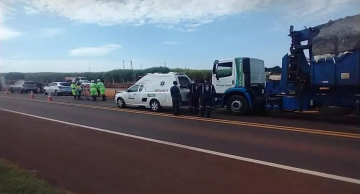 Acidente com ambulância tira vida de paciente idosa de 91 anos em rodovia de Barra Bonita