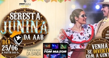 AAB realiza Seresta Junina no sábado, dia 25