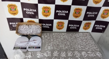 Polícia Civil apreende 791 pinos com cocaína em São Manuel