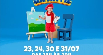 Shopping Park Botucatu promove oficina infantil de pintura de telas