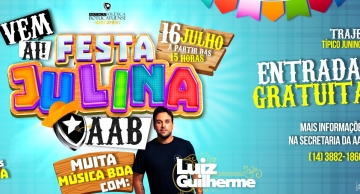 Tradicional Festa Julina da AAB será no sábado, dia 16