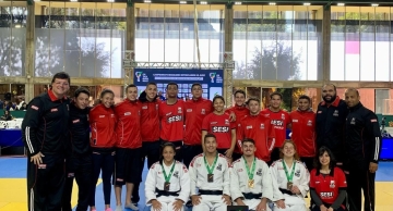 Judô Sesi-SP fatura sete medalhas e é terceiro em Brasileiro Interclubes-Taça Brasil Sub-21