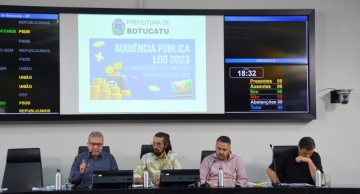 Audiência pública na Câmara debate Lei de Diretrizes Orçamentárias (LDO) em Botucatu