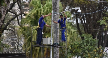 Câmeras da chamada Muralha Digital começam a ser instaladas em Botucatu