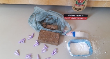 Operação da DISE apreende grande quantidade de droga em Botucatu; um homem foi preso