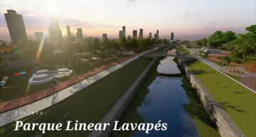 Projeto de Parque Linear em Botucatu tem ciclovia, decks sobre o rio, food trucks, entre outros equipamentos de lazer