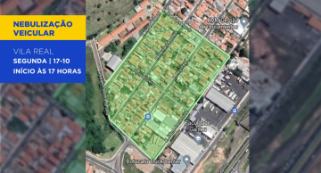 Vigilância Ambiental em Saúde fará nebulização veicular na Vila Real