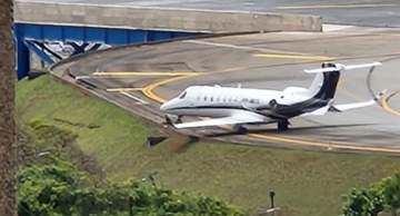 Pneu de avião estoura e interdita pista do Aeroporto de Congonhas