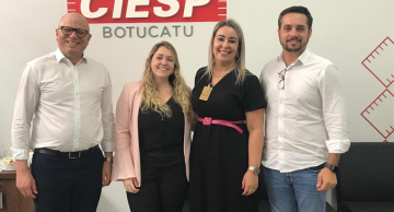 Representantes da Dexco conhecem estrutura, serviços e produtos do Ciesp Botucatu