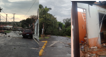 Forte chuva faz estragos em vários pontos de Botucatu