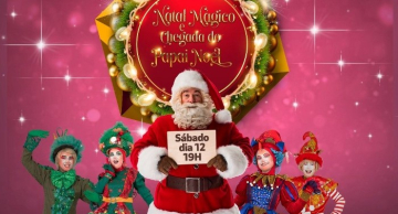 Papai Noel chega ao Shopping Park Botucatu neste sábado, dia 12